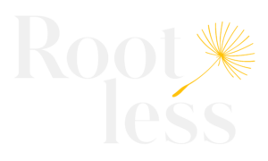 Rootless Logo in White